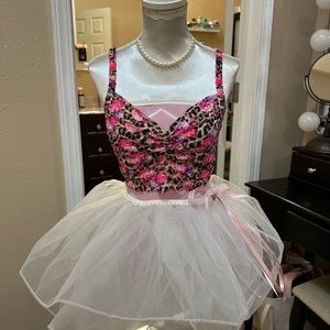 VS Pink Lace Bralette Size Small